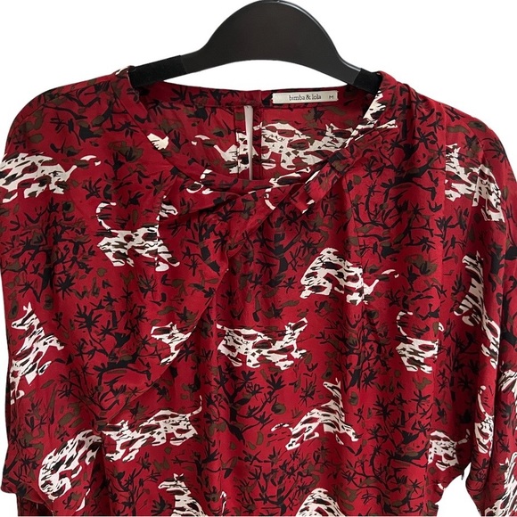 BIMBA Y LOLA mini silk dress - Picture 4 of 6